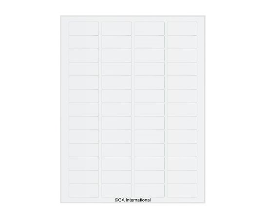 透明リムーバブル低温ラベル（レーザープリンタータイプ） 52ラベル×16シート入 TRCL-8