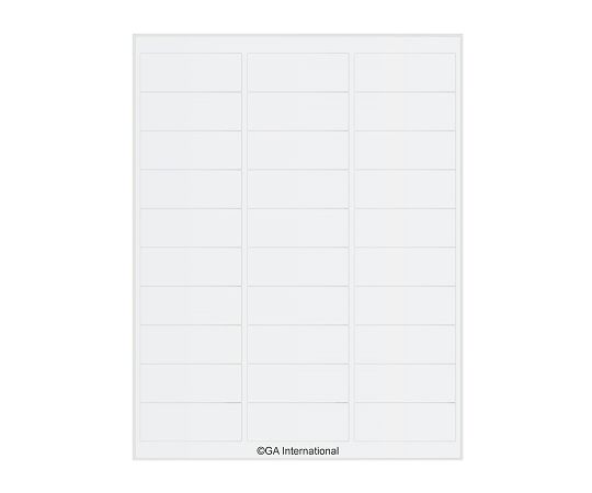 透明リムーバブル低温ラベル（レーザープリンタータイプ） 30ラベル×16シート入 TRCL-3