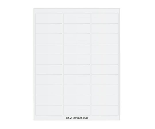 リムーバブルクライオラベル（レーザープリンタータイプ） 30ラベル×16シート入 RCL-3T1-WH