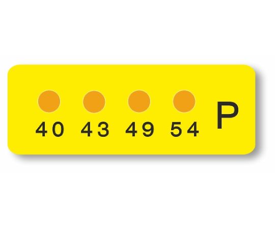 ヒートラベル（不可逆性）4点表示ミニ 1箱（10枚入） MN-P