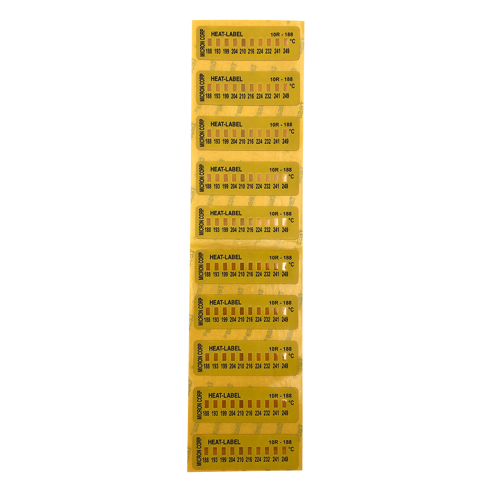 ヒートラベル（不可逆性）10点表示 1箱（10枚入） 10R-188