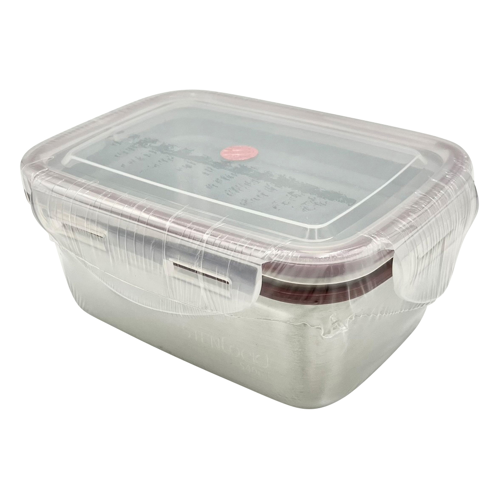 ステンレス角型容器（ロックタイプ） 540mL No.4