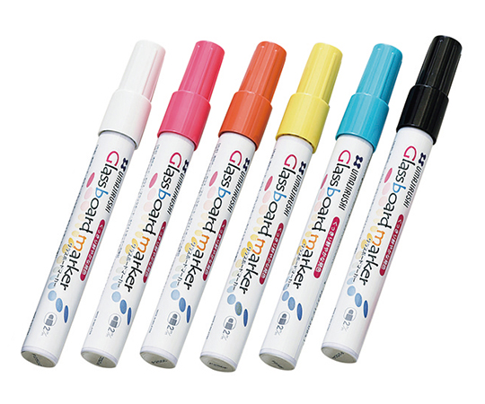 透明ボード用グラスボードマーカー6色セット BGB-6PS