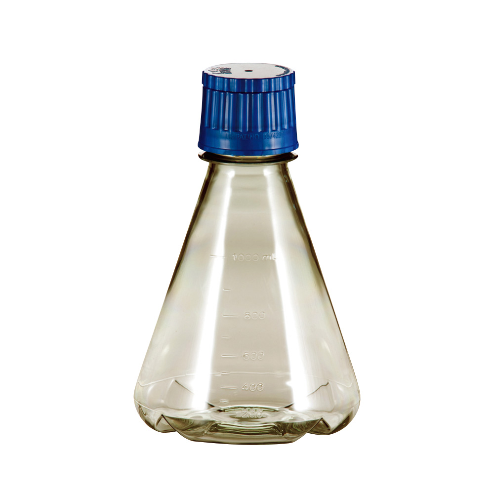 PC滅菌三角フラスコ バッフル底 1,000mL 6個入 FBC1000S