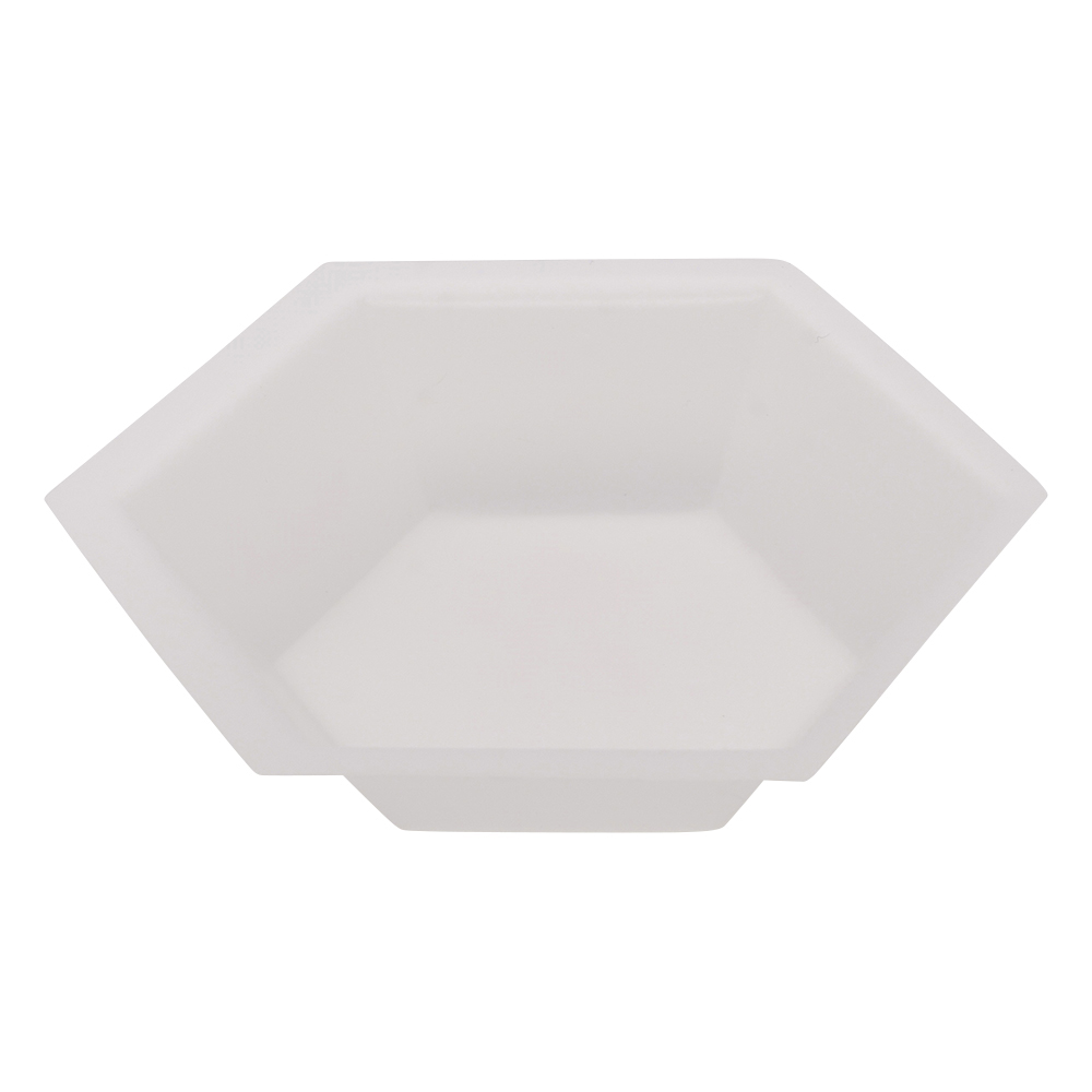 非帯電六角形ＰＳ計量皿　Ｍ　５００枚　ＨＷＢ－３００