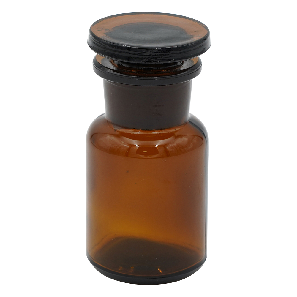 広口試薬瓶 茶 50mL 632414204050