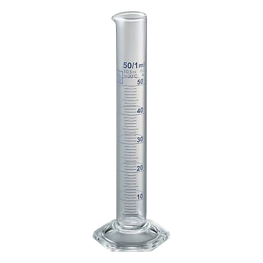 メスシリンダー（青目盛） 50mL TSCY-50