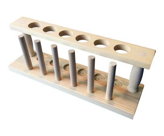 木製試験管立て 6本用