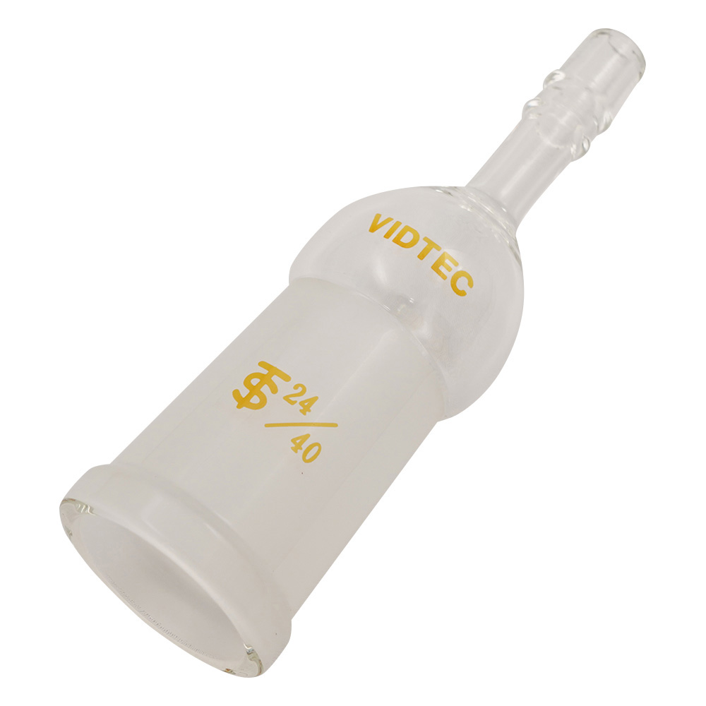 排気管直管メス型（先端ゴム止め付） 普通摺合 1694-04-1