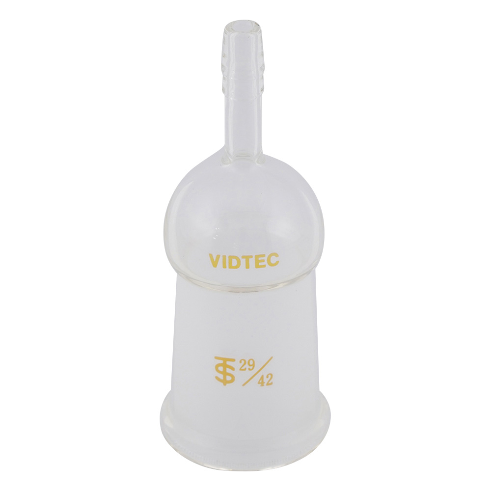 排気管直管メス型（先端ゴム止め付） 普通摺合 1694-05-1