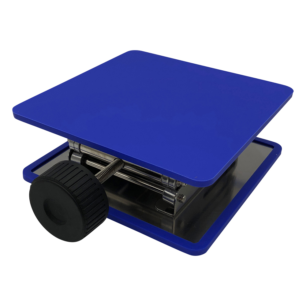 シリコンマット付きラボジャッキ 天板200×200mm