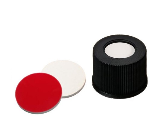 オートサンプラー用バイアル用 黒キャップ 100個入 7510053