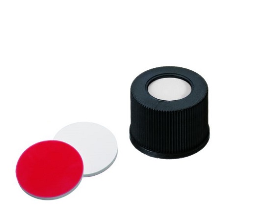 オートサンプラー用バイアル用 黒キャップ 100個入 4008235