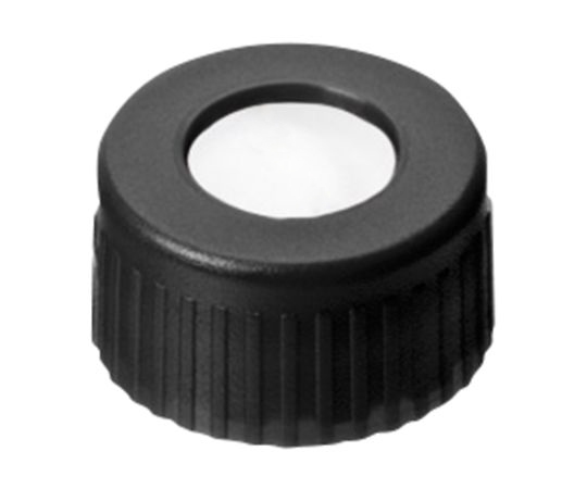 ｵｰﾄｻﾝﾌﾟﾗｰ用ﾊﾞｲｱﾙｷｬｯﾌﾟ(ｷｬｯﾌﾟ規格9-425用) 黒ｽｸﾘｭｰｷｬｯﾌﾟ+ｾﾌﾟﾀﾑ(PTFE/ｼﾘｺﾝ) 100個入 4008225