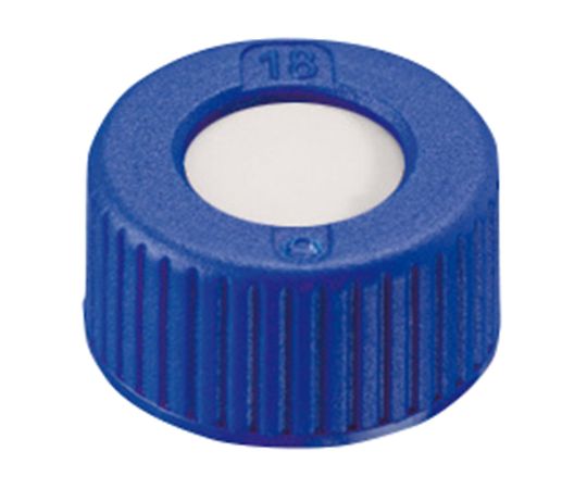 ｵｰﾄｻﾝﾌﾟﾗｰ用ﾊﾞｲｱﾙｷｬｯﾌﾟ(ｷｬｯﾌﾟ規格9-425用) 青ｽｸﾘｭｰｷｬｯﾌﾟ+ｾﾌﾟﾀﾑ(PTFE) 100個入 4008221