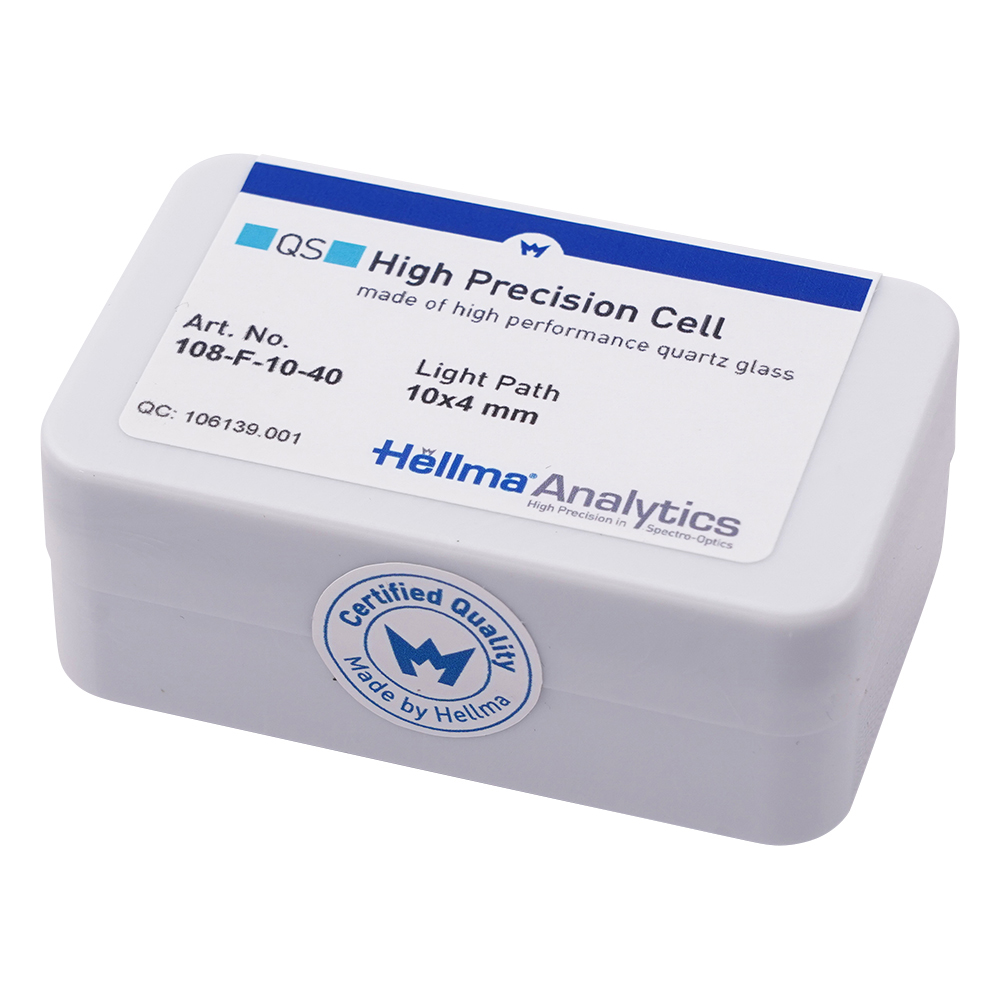 ヘルマ（R）石英セル 蛍光用セミマイクロ 108-F-10-40