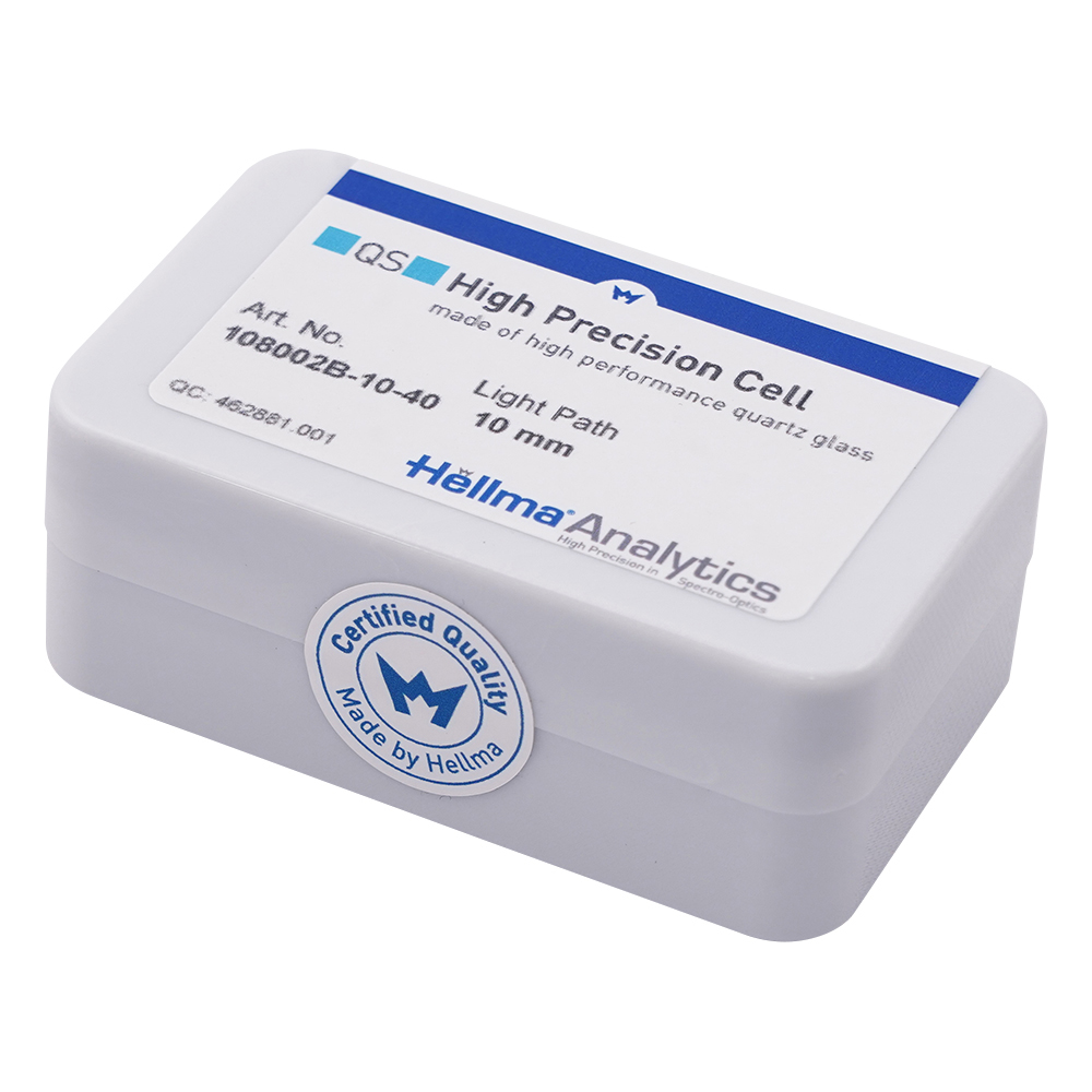 ヘルマ（R）石英セル マイクロブラック 108002B-10-40