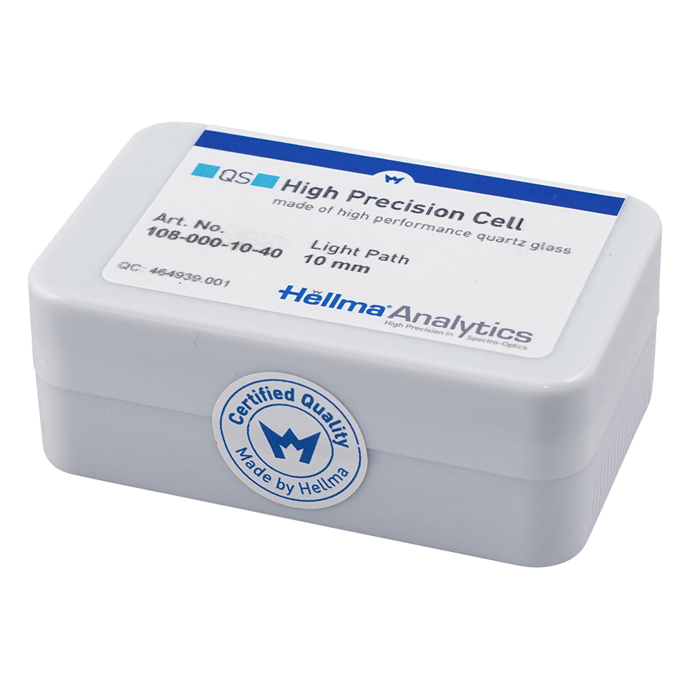 ヘルマ（R）石英セル セミマイクロ 108-000-10-40