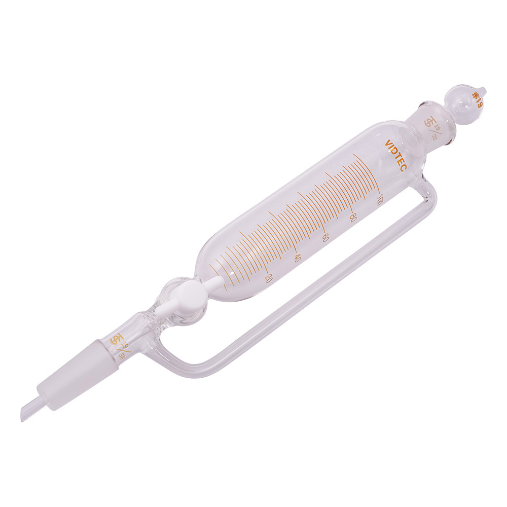 平衡形分液ロート（テフロン（R）コック・目盛付） 100mL 普通摺合 2158-02-1