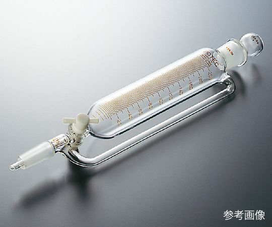 平衡形分液ロート（テフロン（R）コック・目盛付） 100mL 透明摺合 2158-02-2