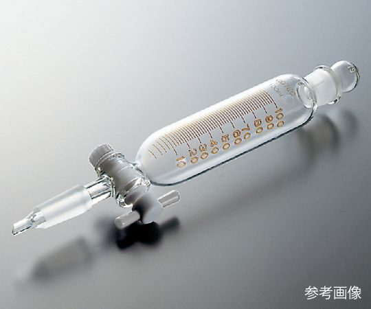 滴下ロート（PTFEコック付・目盛付）1000mL 普通摺合 2153-06-1