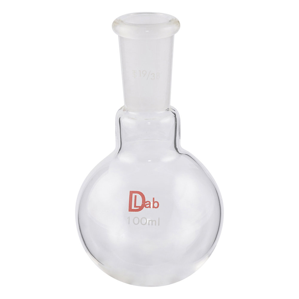 共通摺合丸底フラスコ（硼珪酸ガラス-1） 100mL 19/38