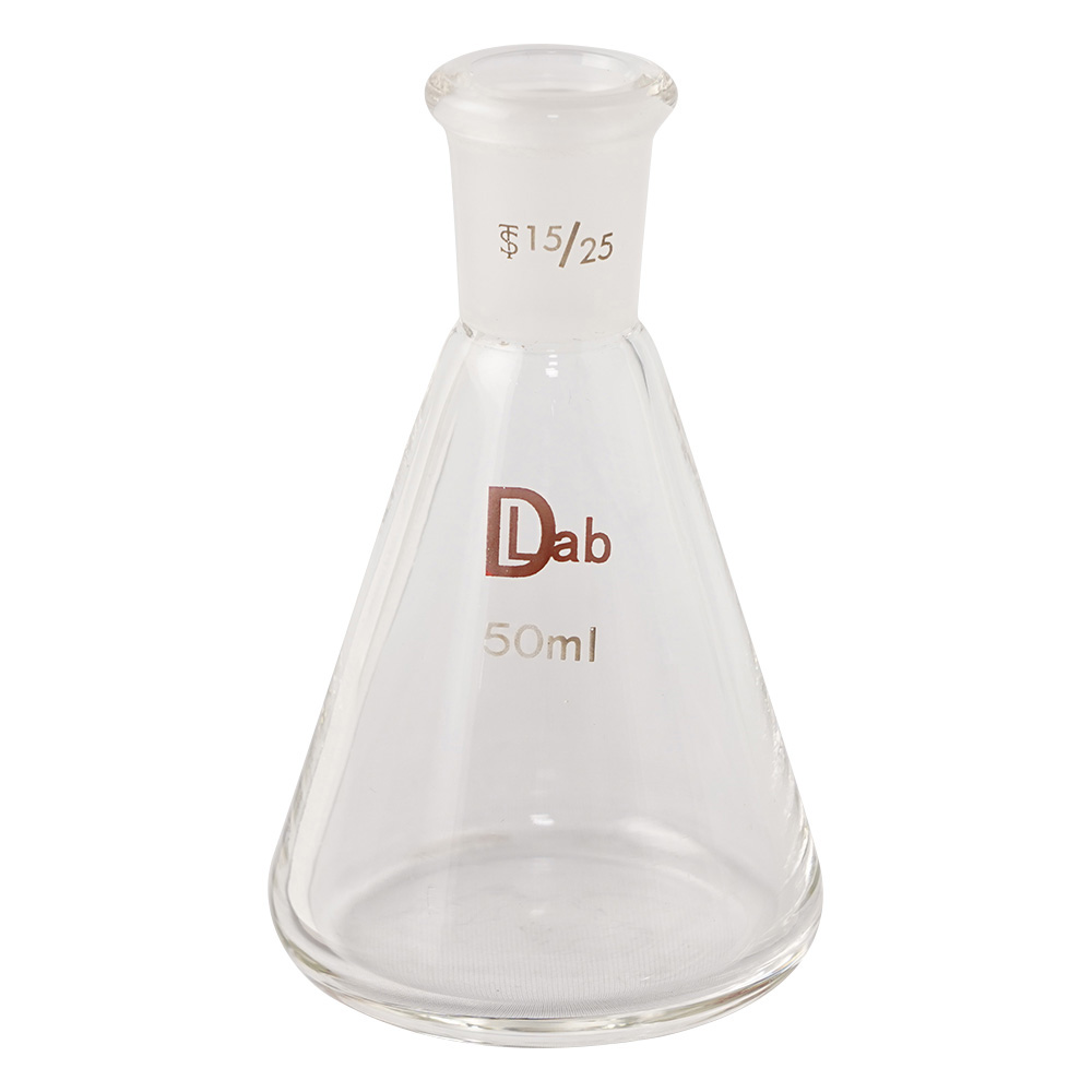 共通摺合三角フラスコ（硼珪酸ガラス-1） 50mL 15/25