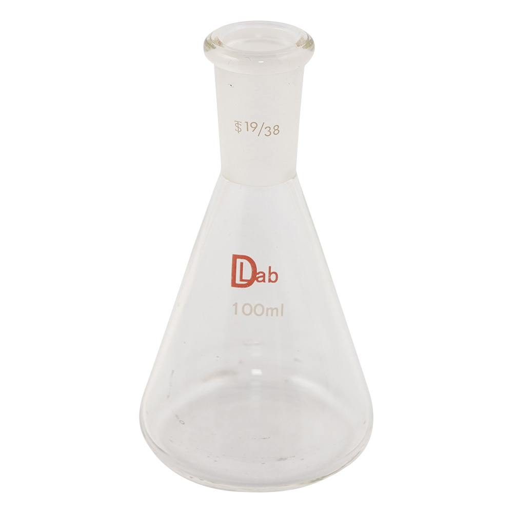 共通摺合三角フラスコ（硼珪酸ガラス-1） 100mL 19/38