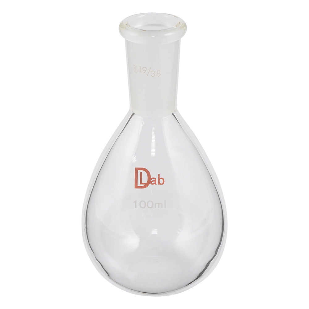 共通摺合平底ナスフラスコ（硼珪酸ガラス-1） 100mL 19/38