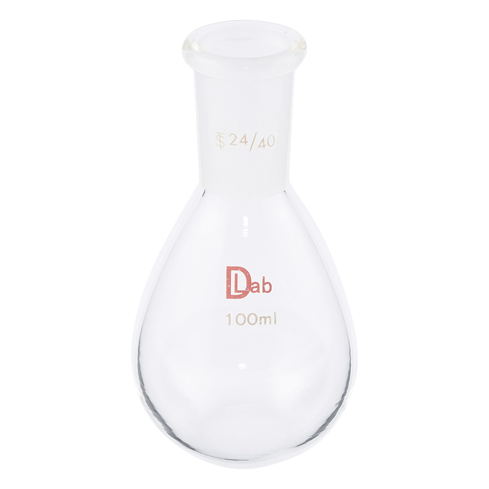 共通摺合平底ナスフラスコ（硼珪酸ガラス-1） 100mL 24/40