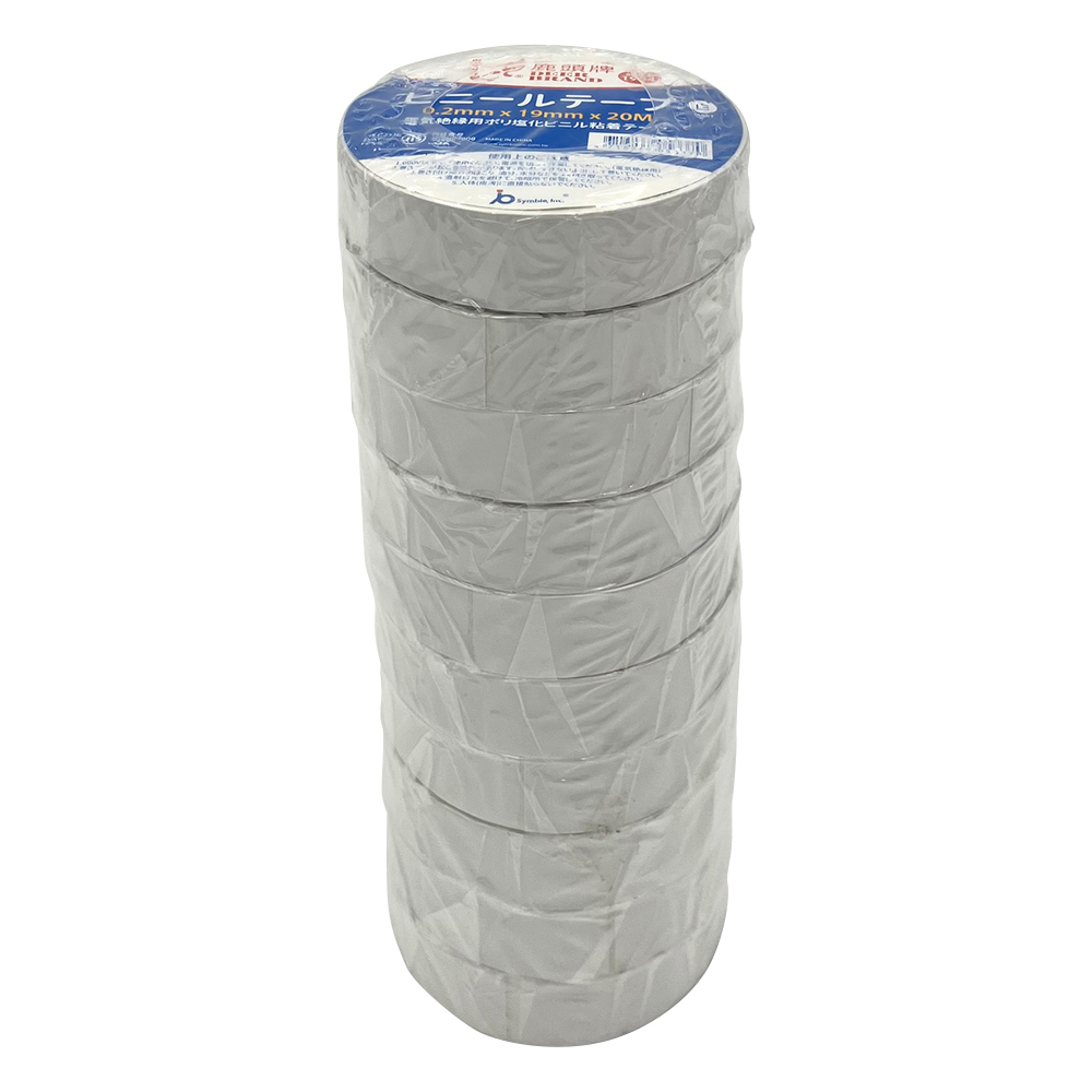 電気絶縁用テープ 白 10巻入 IA85（White）