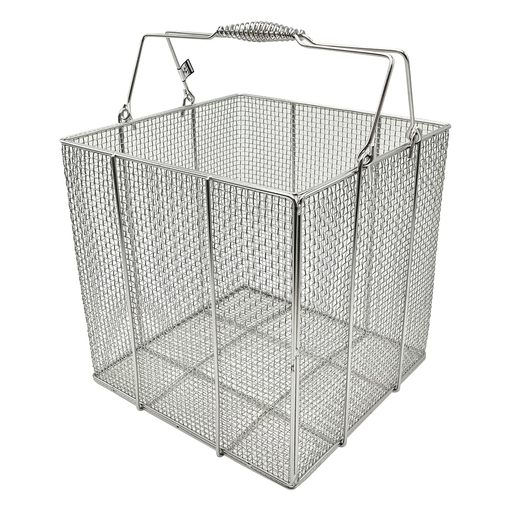 ステンレス角型洗浄カゴ 大 300×300×300mm SS300