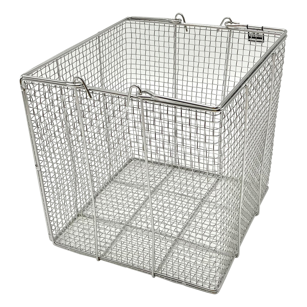 ステンレス角型洗浄カゴ 中 200×200×200mm SS200