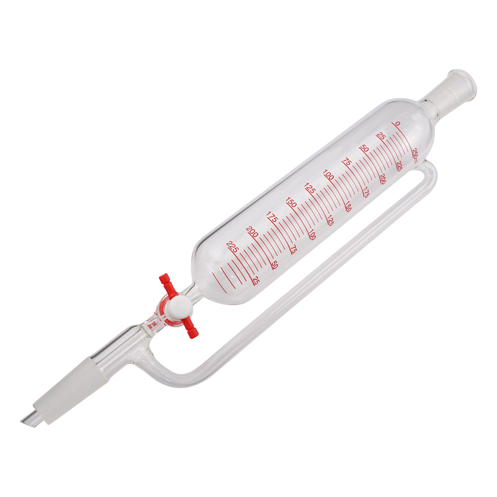 円筒分液ロート（平衡型・PTFEコック） 250mL