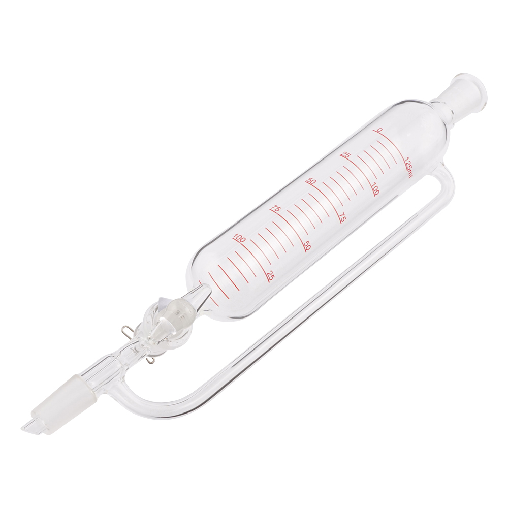 円筒分液ロート（平衡型・ガラスコック） 125mL
