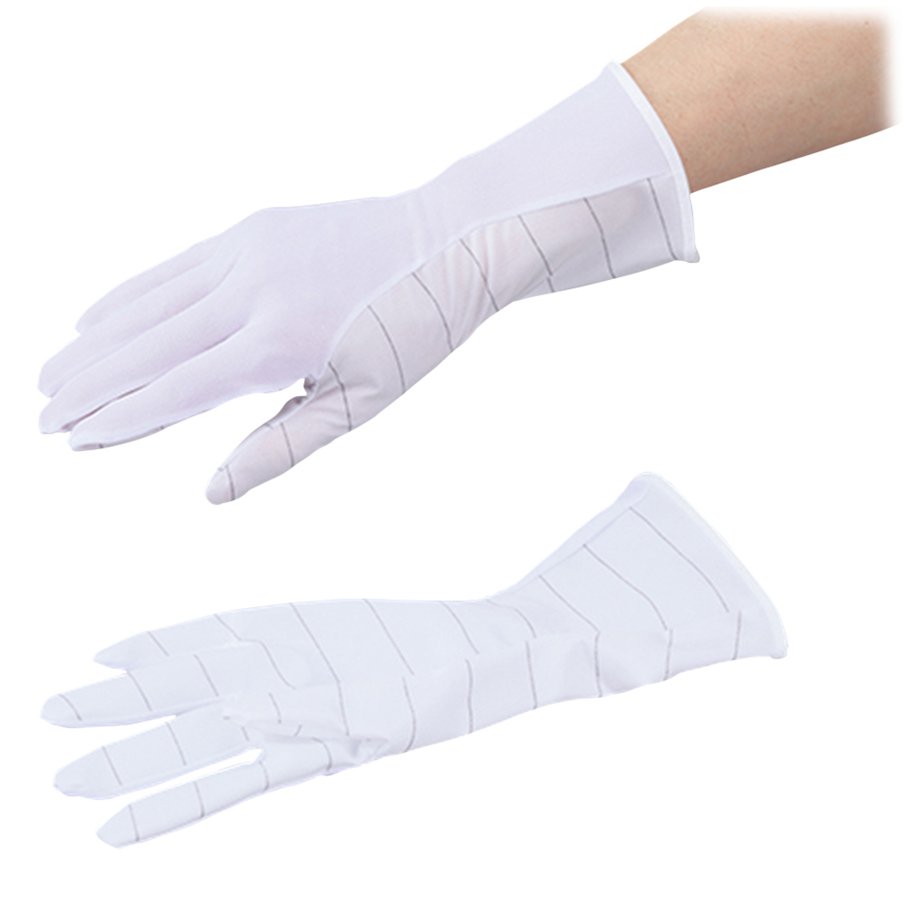 アズピュア防塵ESD手袋（ロングタイプ） 3L 1袋（10双入）