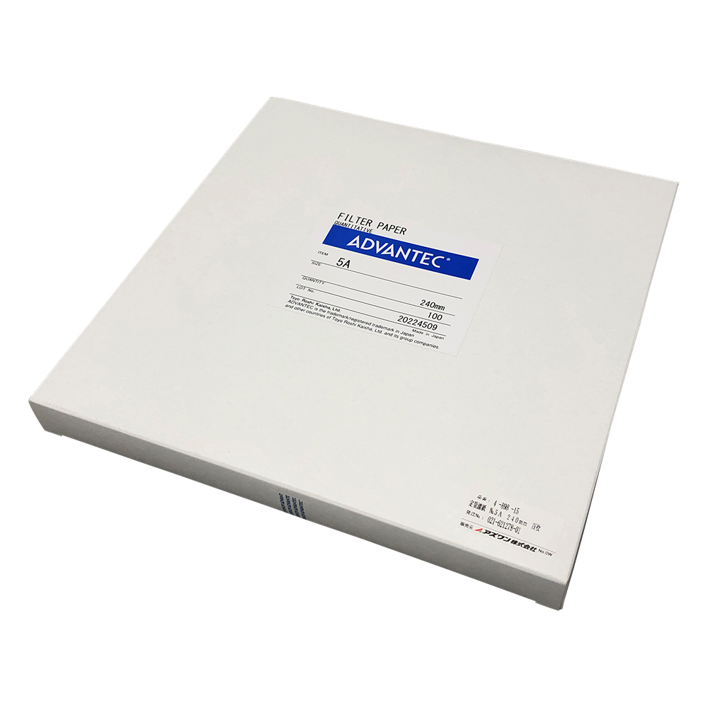 定量濾紙 No.5A 100枚入 01511240