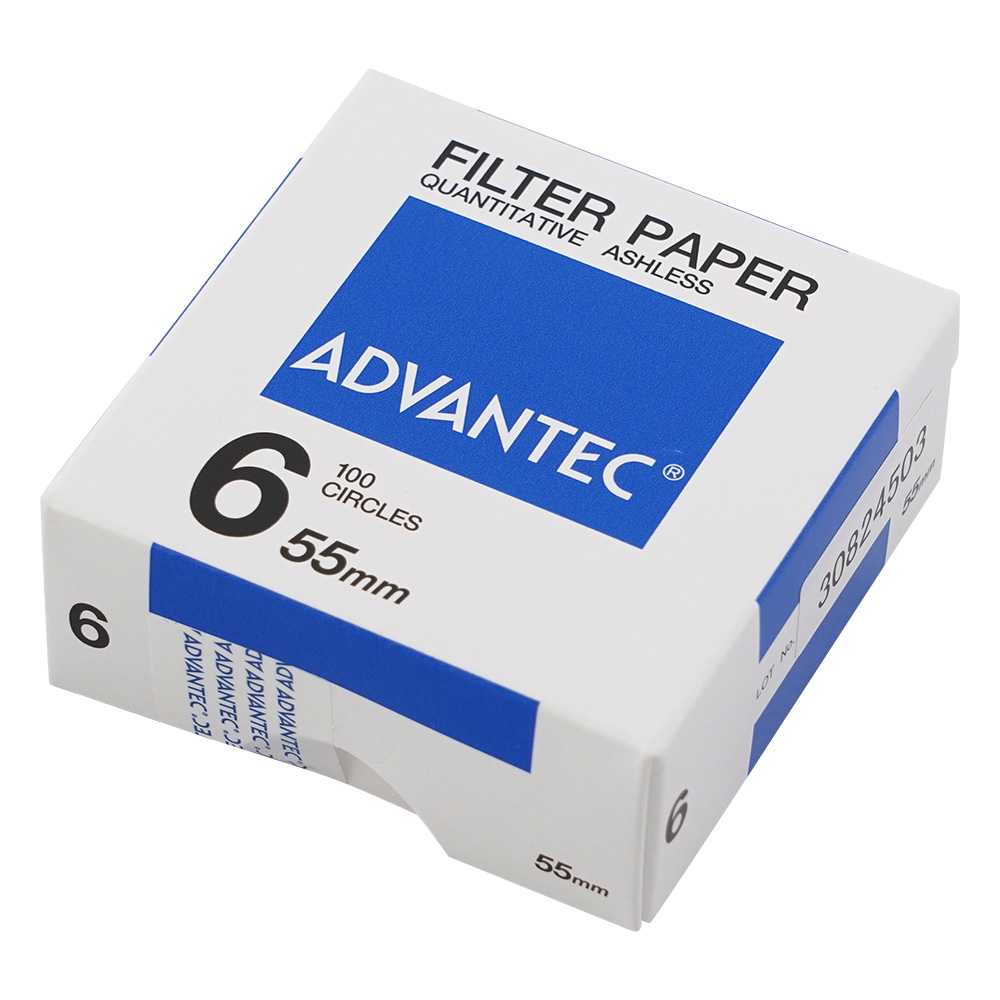 定量濾紙 No.6 100枚入 01601055