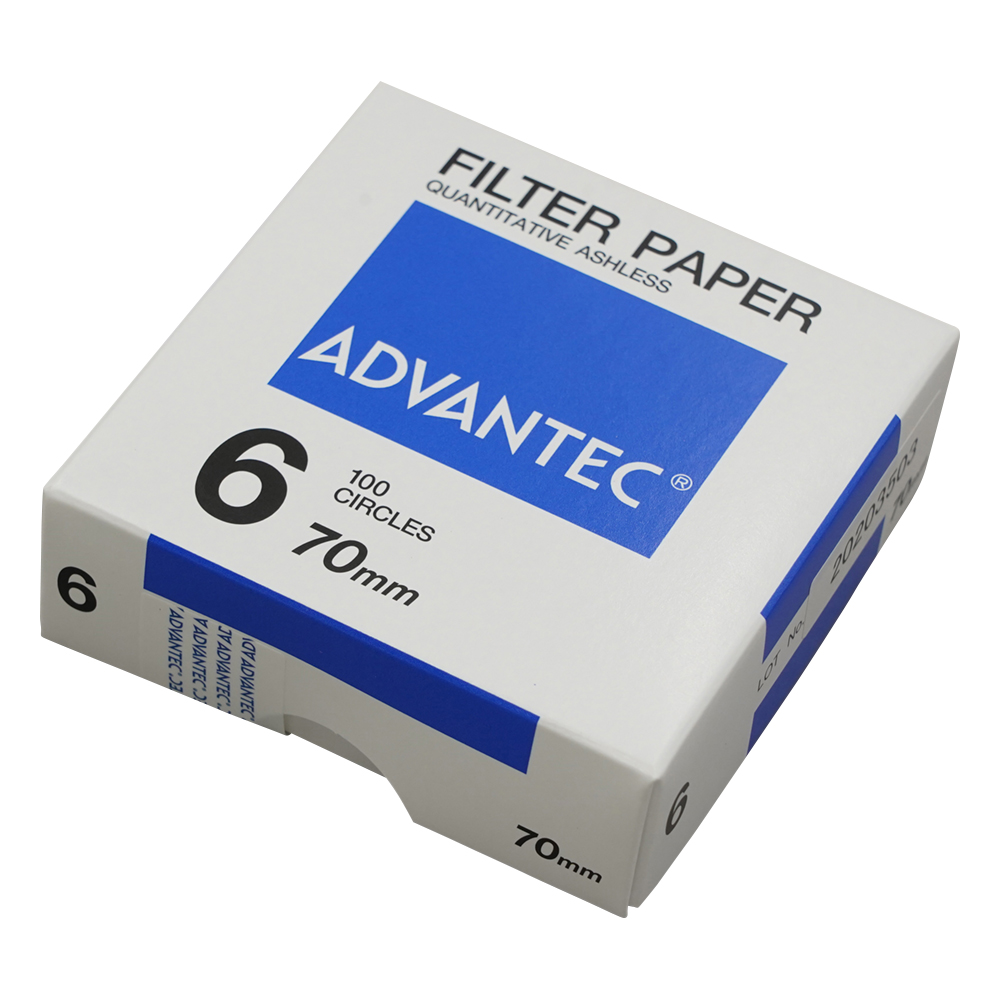 定量濾紙 No.6 100枚入 01601070