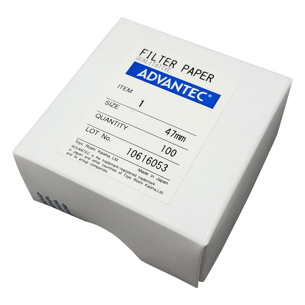 定性濾紙 No.1 100枚入 00011047