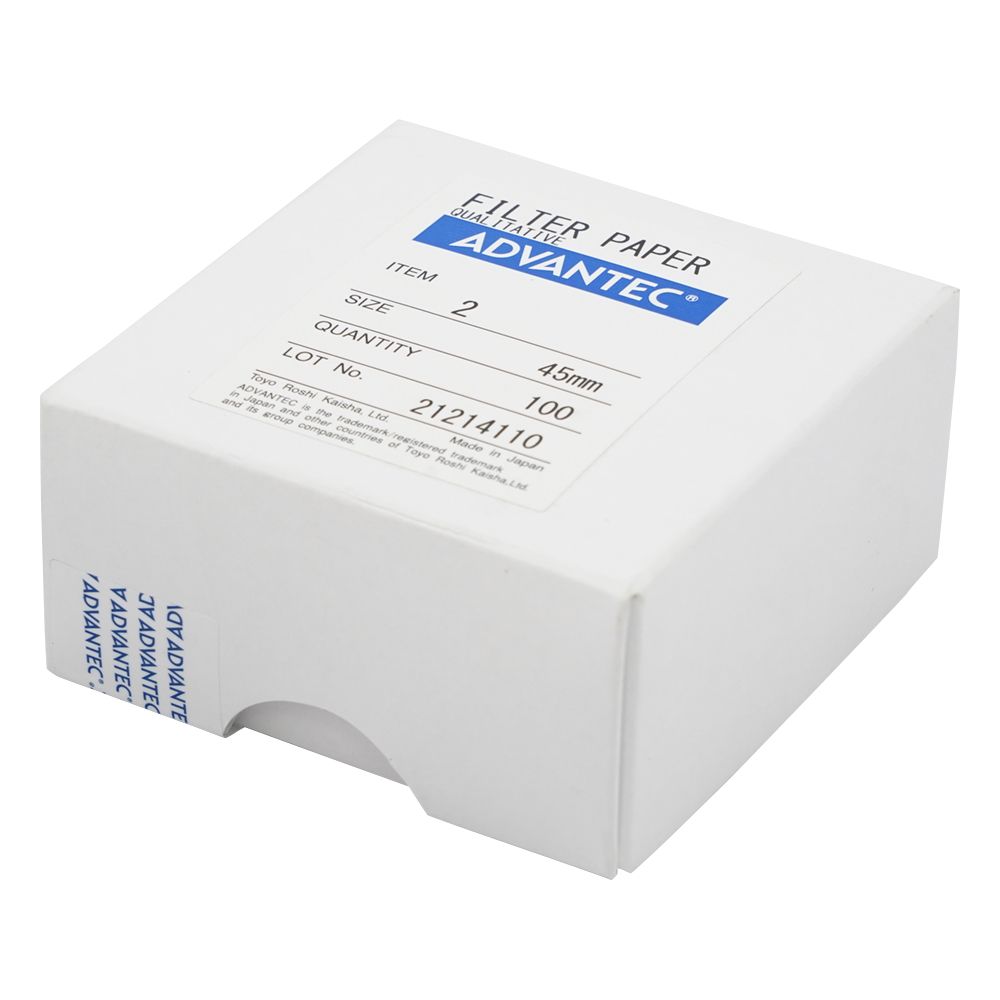 定性濾紙　No.2　Φ45　100枚入 00021045