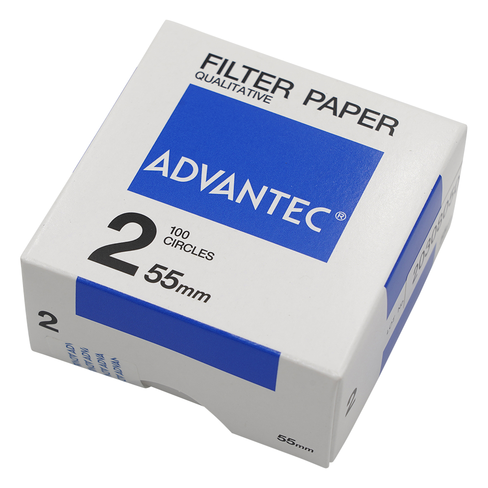 定性濾紙　No.2　Φ55　100枚入 00021055