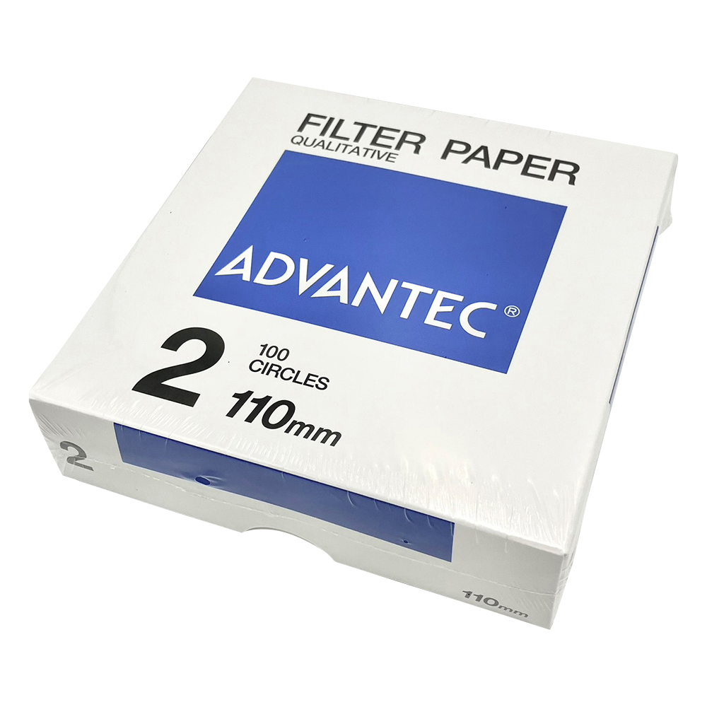 定性濾紙　No.2　Φ110　100枚入 00021110