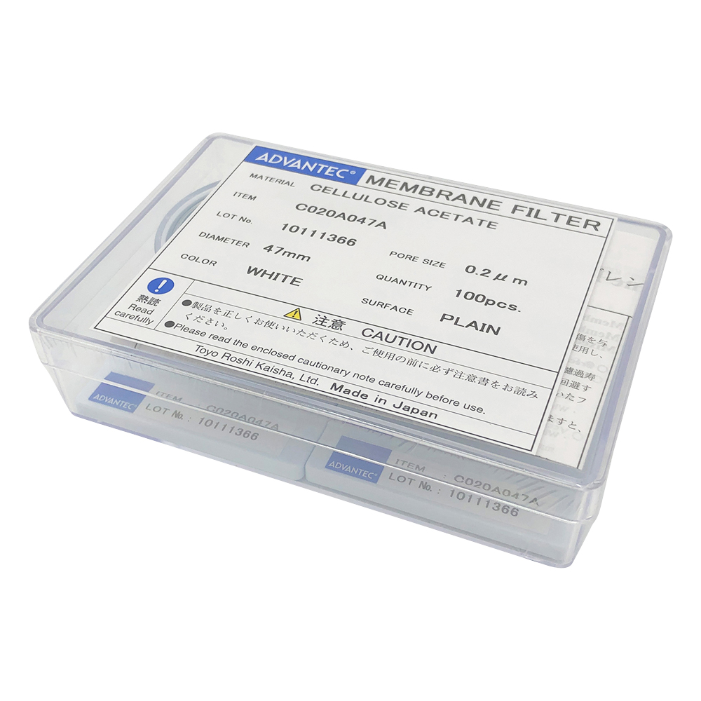 メンブレンフィルター（セルロースアセテートタイプ） 孔径0.2um 100枚入 C020A047A