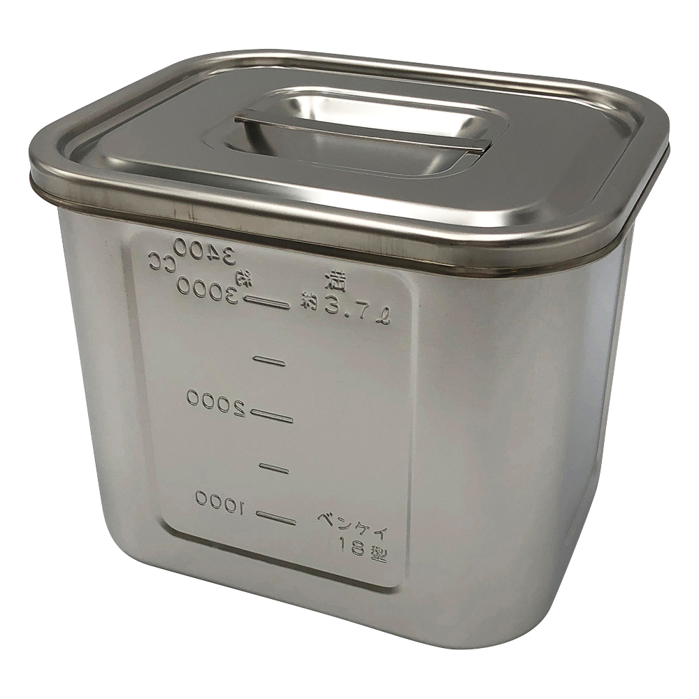 角型目盛付ポット 3.7L 18