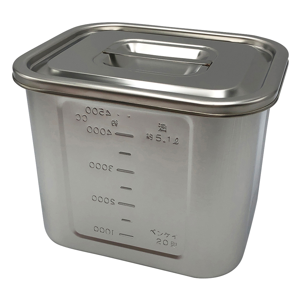 角型目盛付ポット 5.1L 20