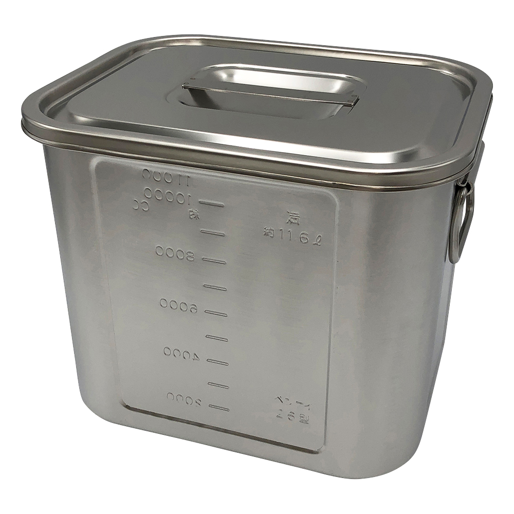 角型目盛付ポット （取手付き） 11.6L 26