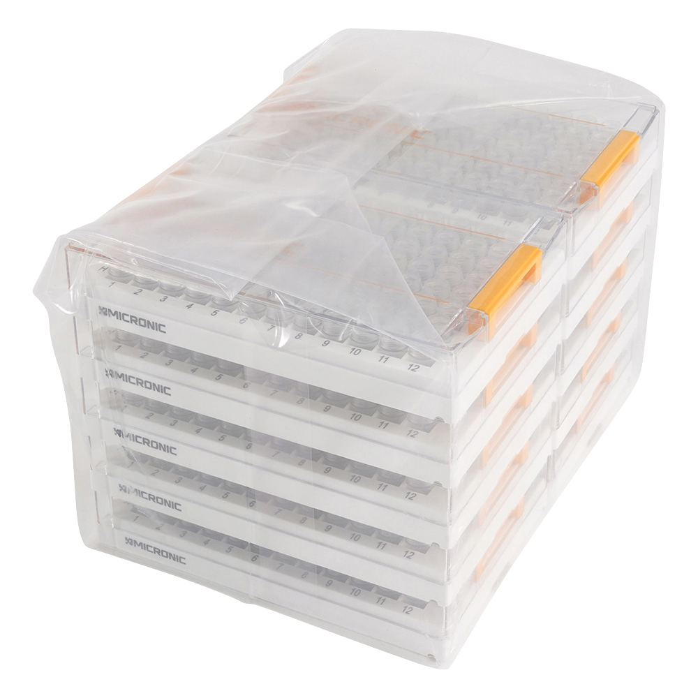 2Dバーコード付クライオチューブ External thread 0.3mL ラック入 MP52702