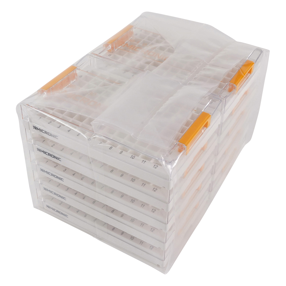 96well format用ラック Micronic96-1 low cover 1箱（10ラック入） MP51200