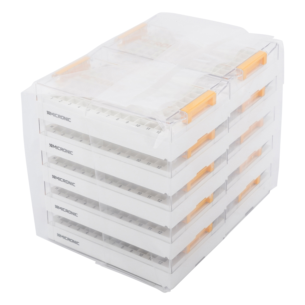 96well format用ラック Micronic96-2 low cover 1箱（10ラック入） MP51204